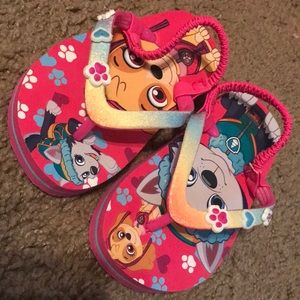 Paw Patrol flip flops